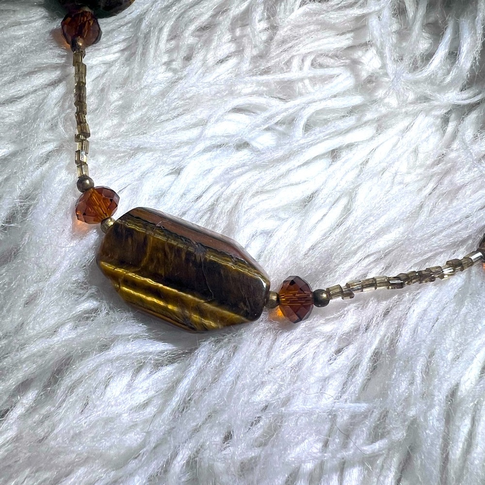 Tiger stones necklace